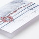 Festive Winter Fence Folded Holiday Cards Image 3 of 4
